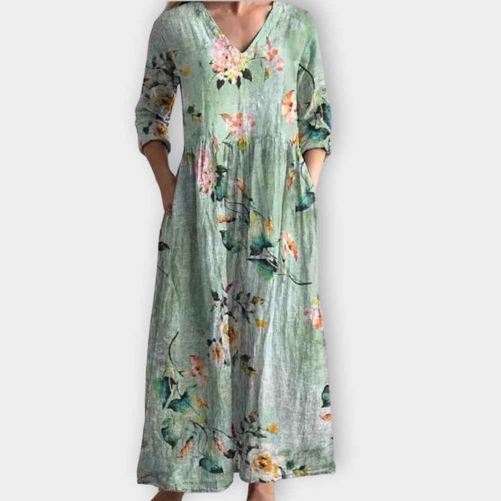Kreszenz | Boho Maxikleid aus weichem Premiumstoff
