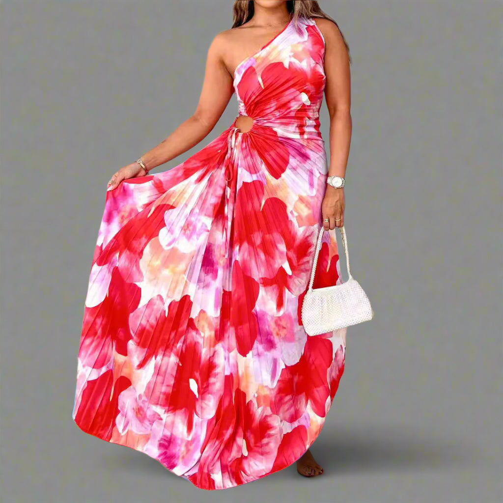 Valthilda | Premium Faltendes Sommer Maxikleid