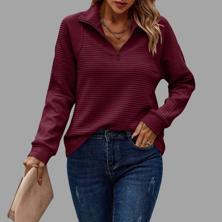 Kirwina | Weicher Zip-Pullover in Top-Qualität