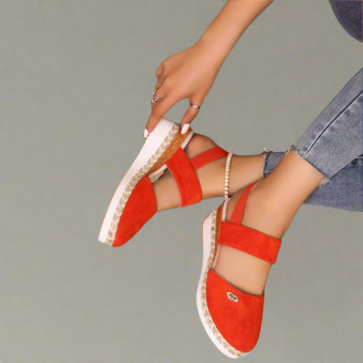 Gitta | Plus-Size Keilsandalen für Damen – Bequem und Vielseitig