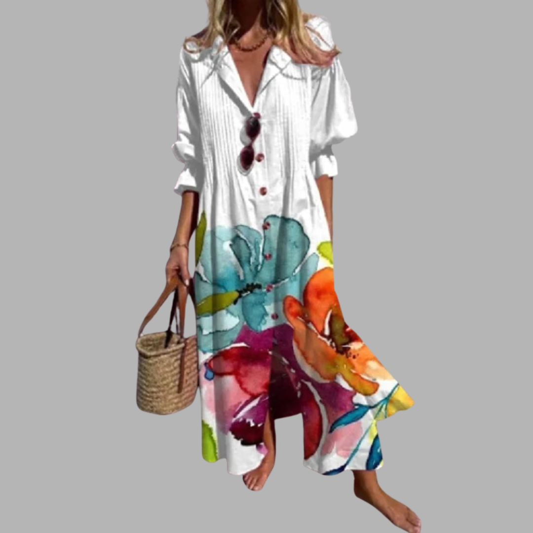 Thalia | Elegantes Bloom Boldly Maxi Dress