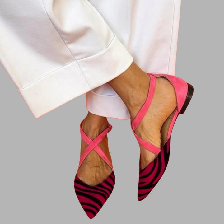 Lorena | Premium Ballerinas mit Riemen
