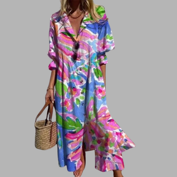 Thalia | Elegantes Bloom Boldly Maxi Dress