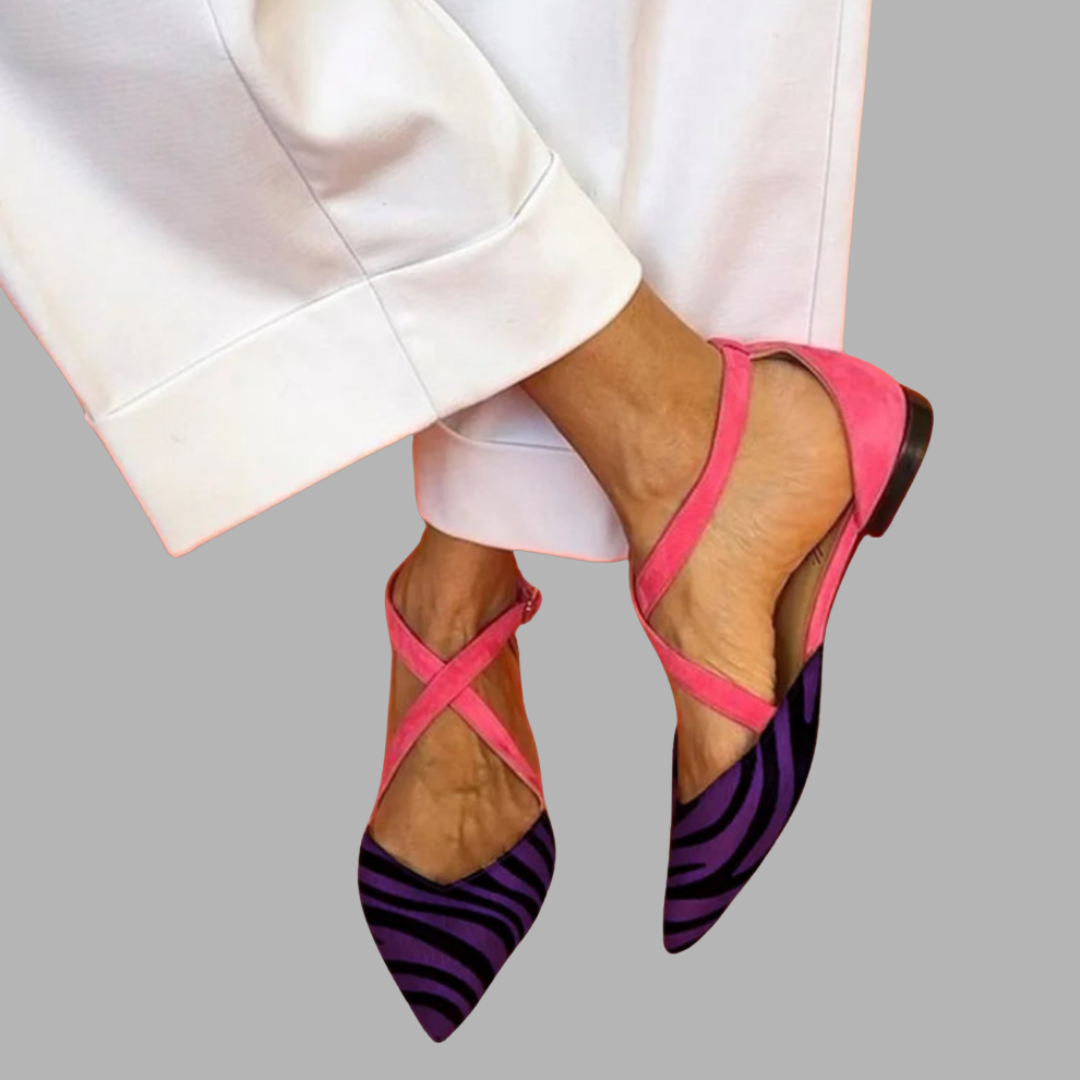 Lorena | Premium Ballerinas mit Riemen
