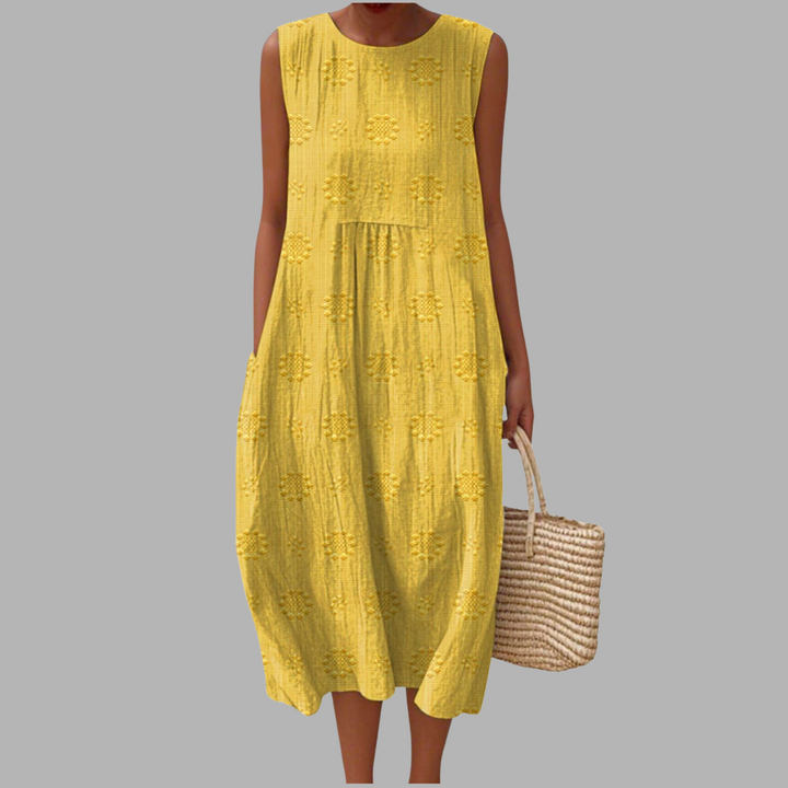Altrude | Elegantes Baumwollkleid mit Taschen