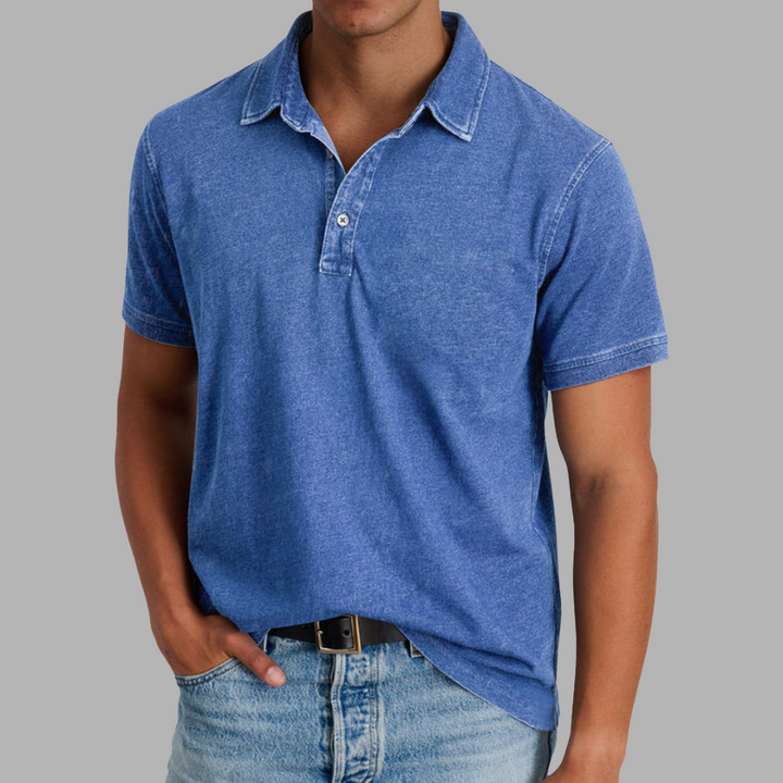 Benno | Weiches gewaschenes Polo für Komfort und StilBenno | Weiches gewaschenes Polo für Komfort und Stil