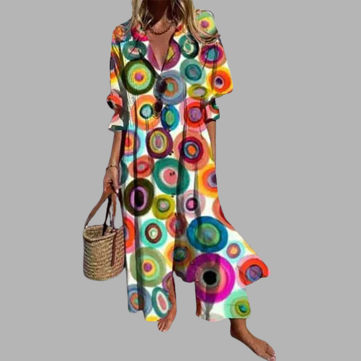 Thalia | Elegantes Bloom Boldly Maxi Dress
