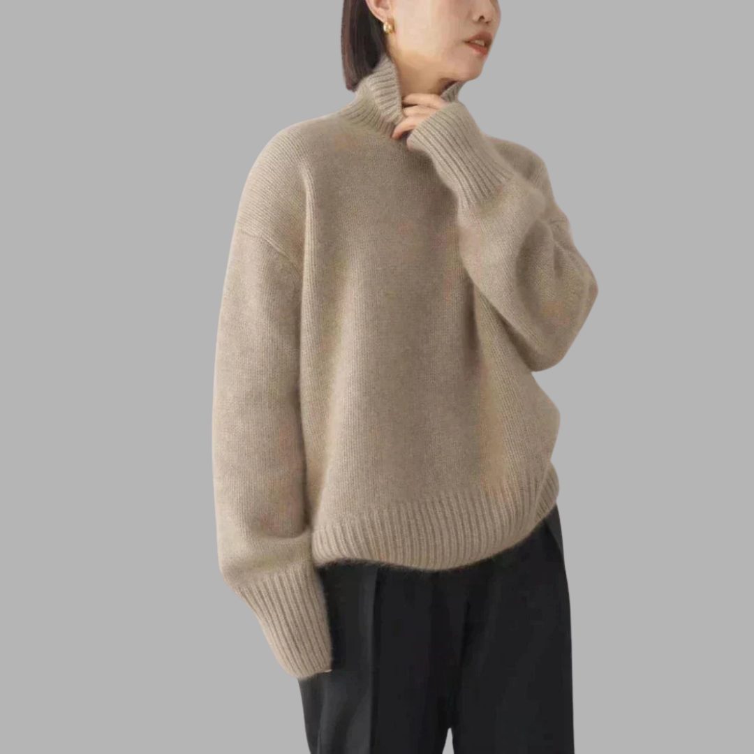 Edith | Eleganter Rollkragenpullover