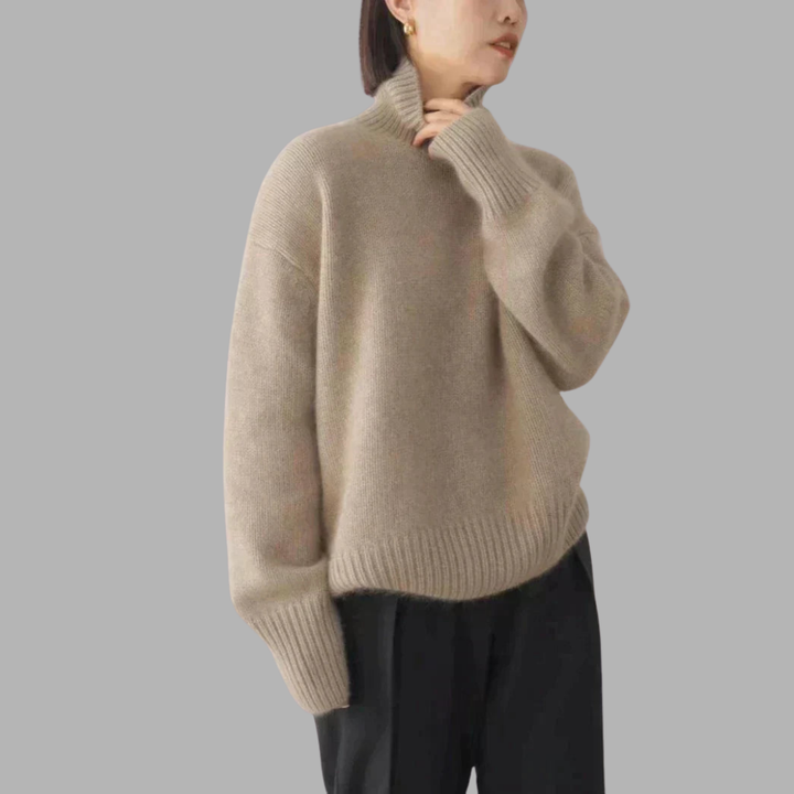 Edith | Eleganter Rollkragenpullover