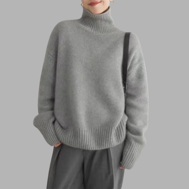Edith | Eleganter Rollkragenpullover