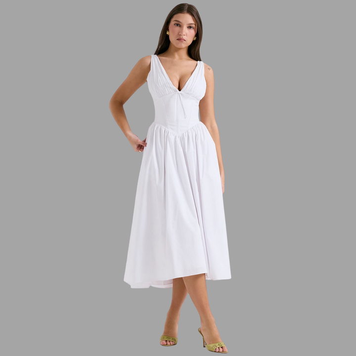 Alina | Luftiges Wickelkleid für den Sommer