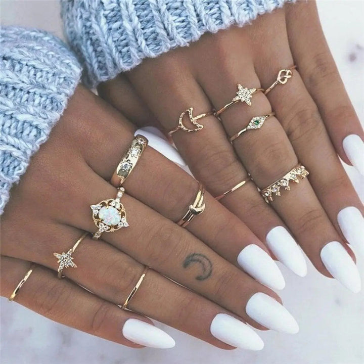 Tabea | Einzigartiges 8- bis 12-Ring Set