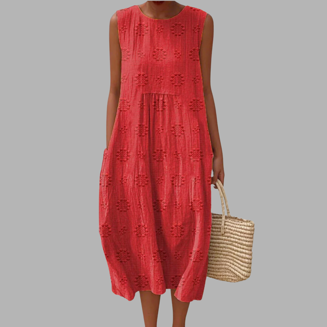 Altrude | Elegantes Baumwollkleid mit Taschen