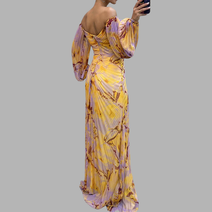 Quirilla | Elegantes Maxikleid mit V-Ausschnitt