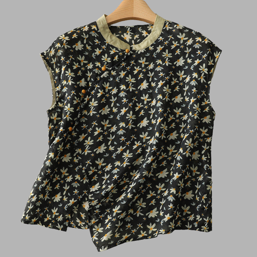 Juliane | Elegantes Leinen-Top für den Sommer