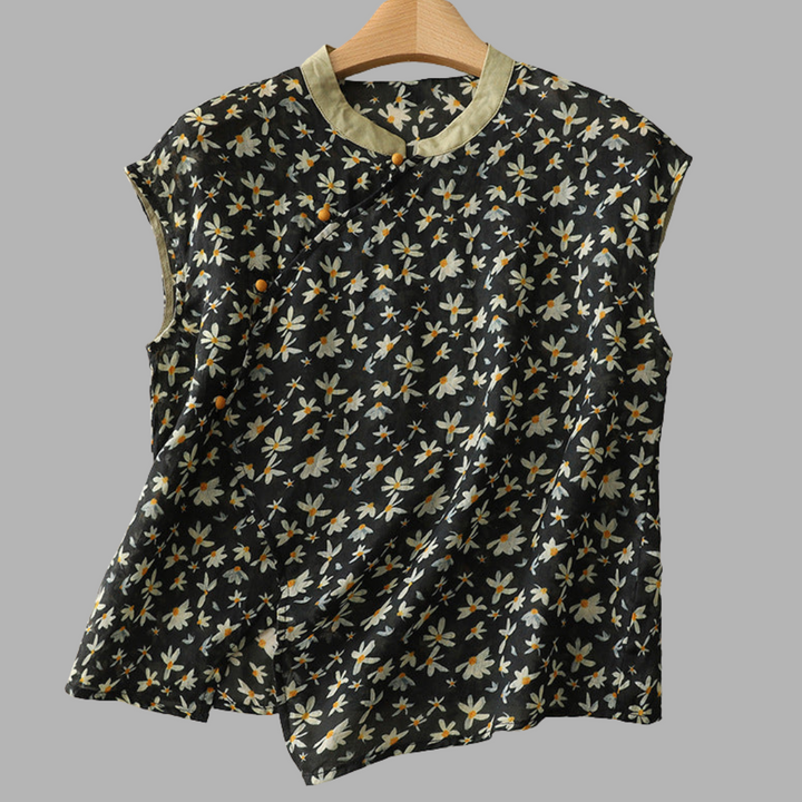 Juliane | Elegantes Leinen-Top für den Sommer