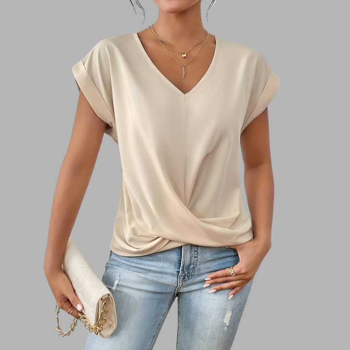 Kiara | Weiches V-Neck Shirt mit Komfortschnitt