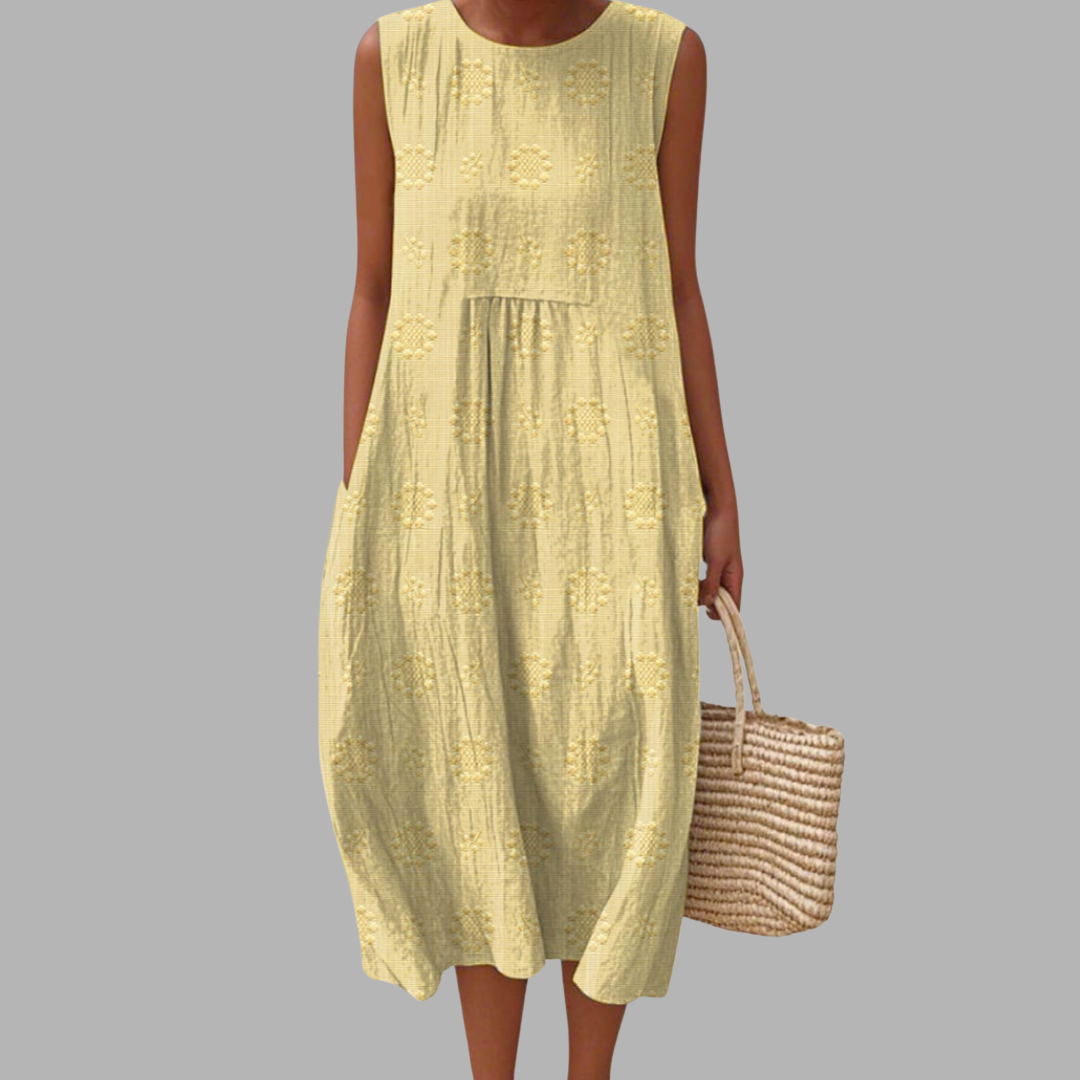 Altrude | Elegantes Baumwollkleid mit Taschen