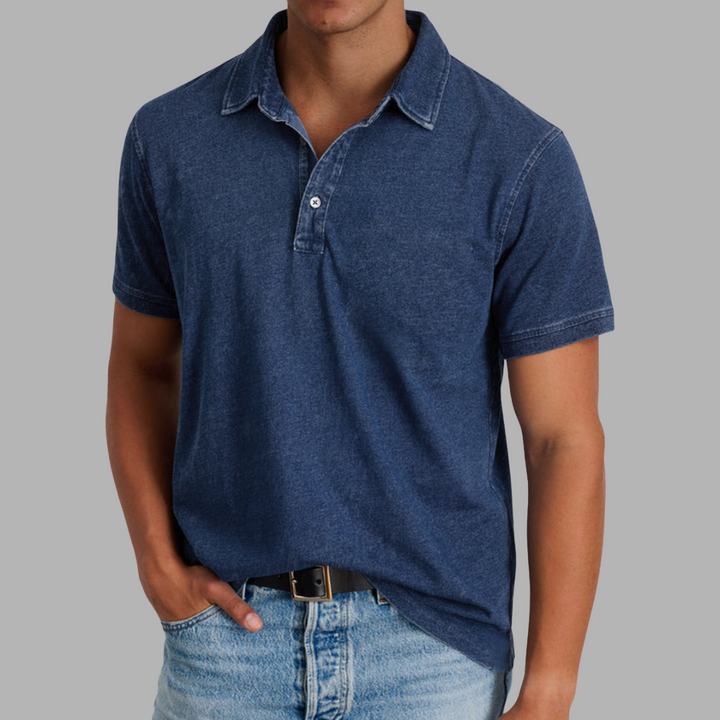 Benno | Weiches gewaschenes Polo für Komfort und StilBenno | Weiches gewaschenes Polo für Komfort und Stil