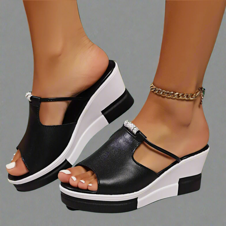 Voltruna | Premium Orthopädische Sandalen mit Absatz für maximalen Komfort