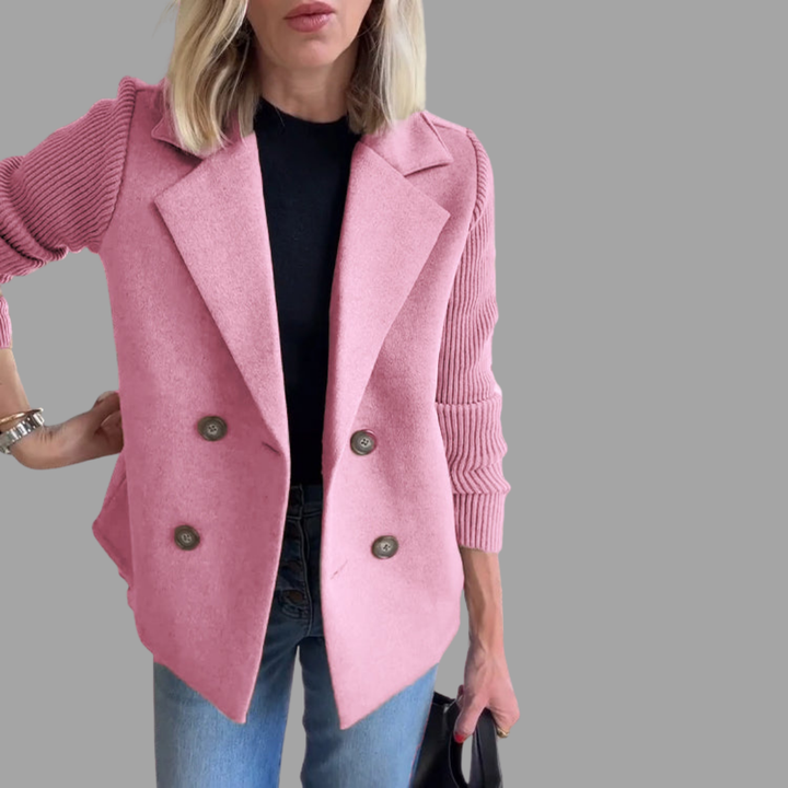 Pernilla | Eleganter Casual-Blazer mit Knopfakzent