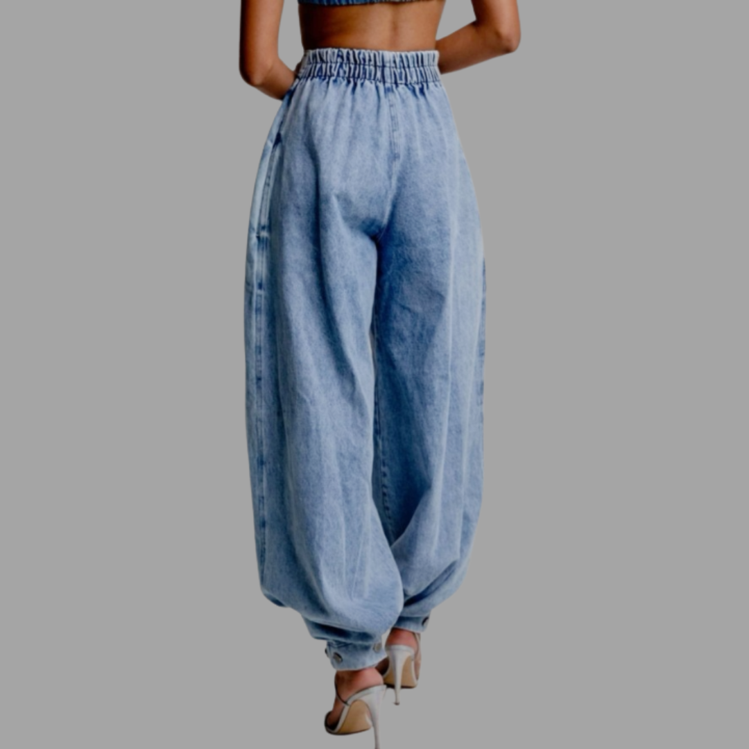 Bremina | High Waist Balloon Jeans für stilvollen Komfort