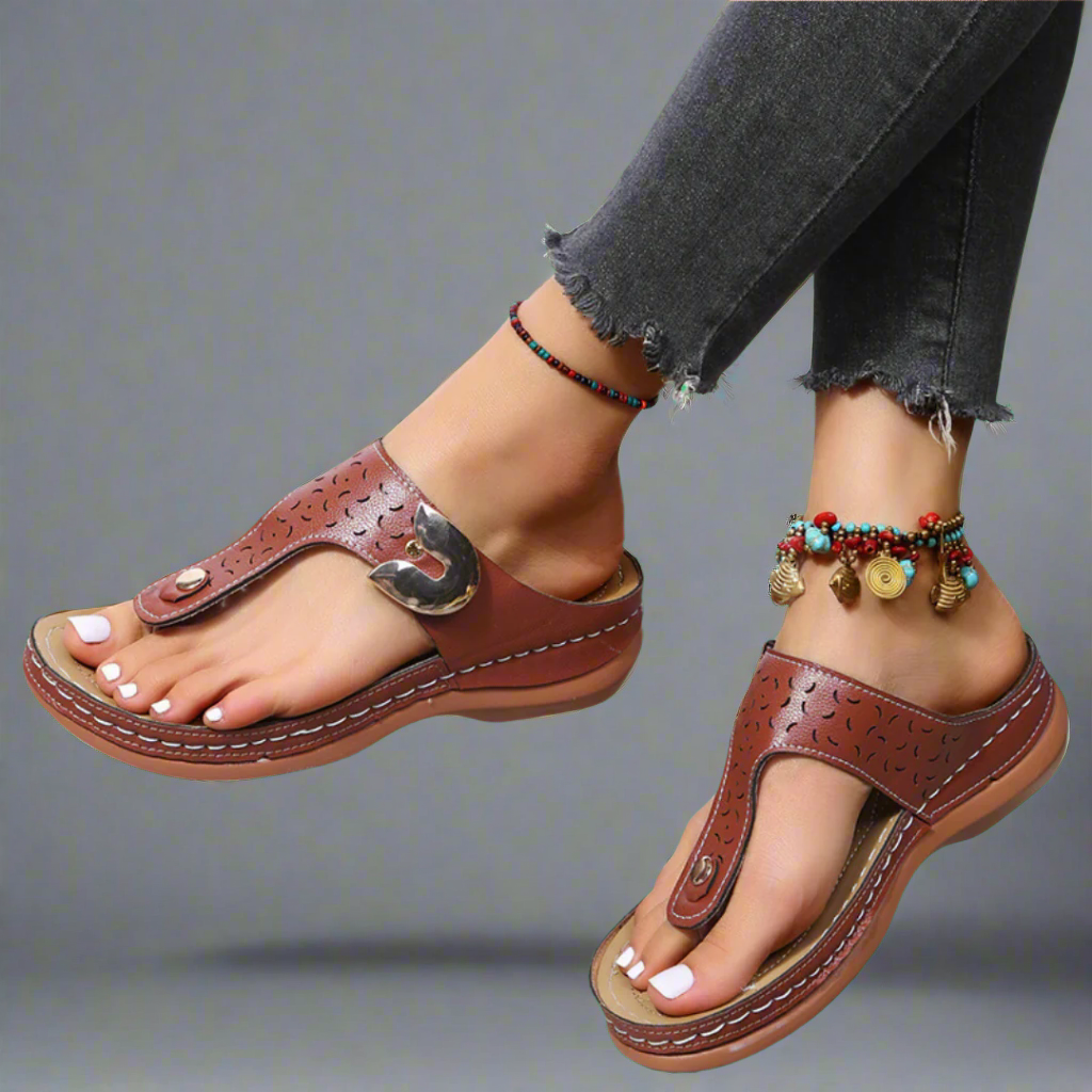 Jutelen | Premium Orthopädische Keil-Sandalen für den Sommer