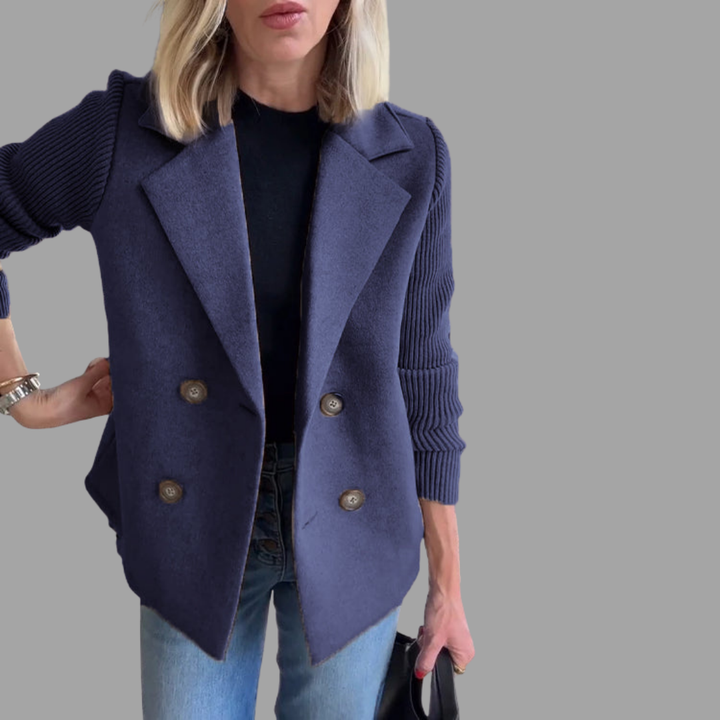 Pernilla | Eleganter Casual-Blazer mit Knopfakzent