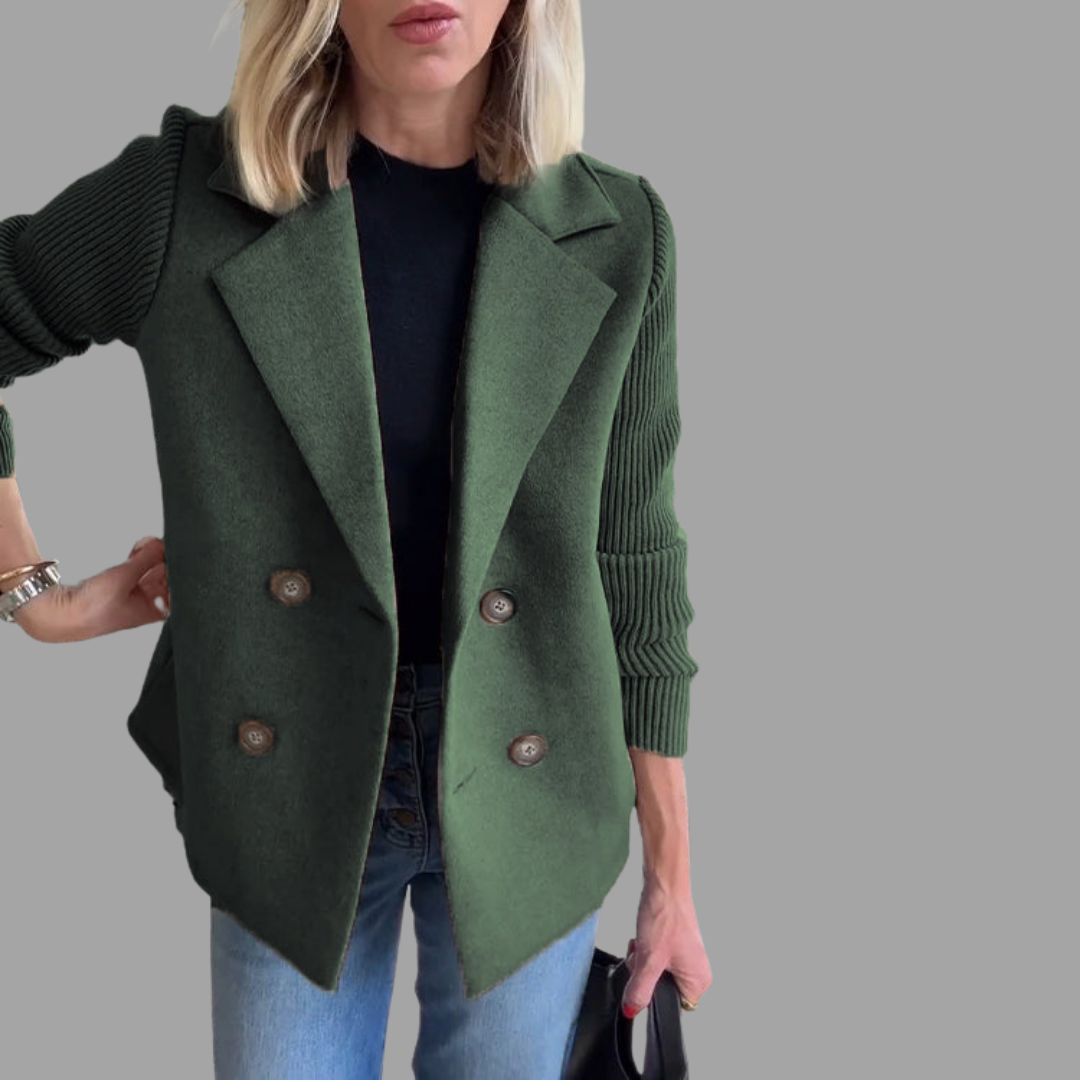 Pernilla | Eleganter Casual-Blazer mit Knopfakzent