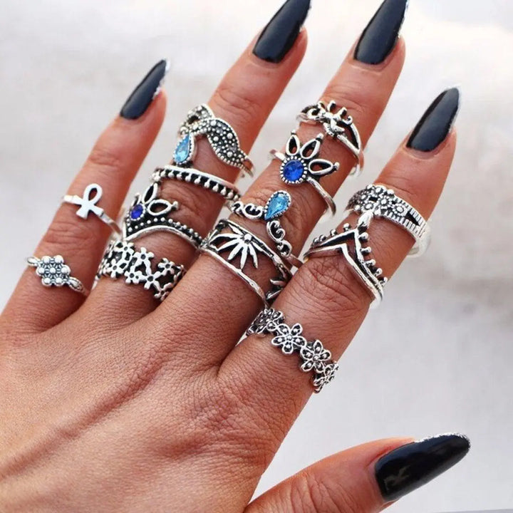 Tabea | Einzigartiges 8- bis 12-Ring Set