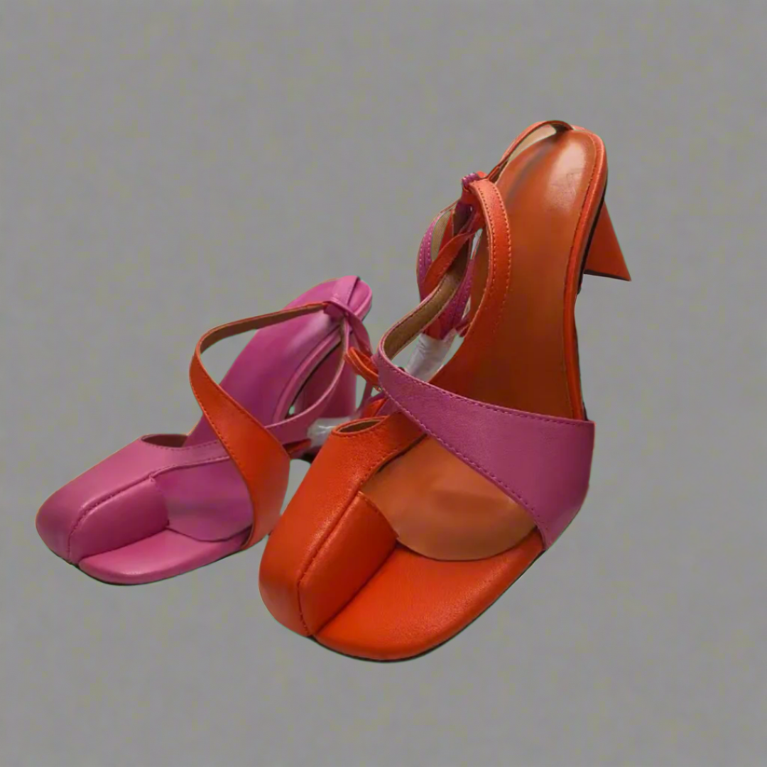 Zunilda | Elegante Tabi-Sandalen mit Hohem Absatz