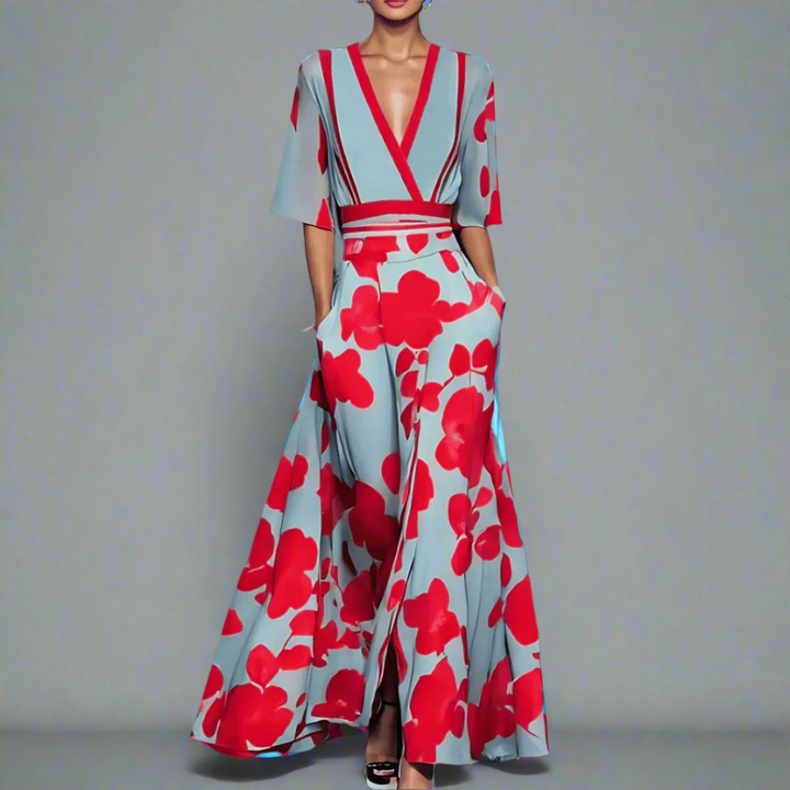 Odila | Elegantes Florales Kleid für den Sommer