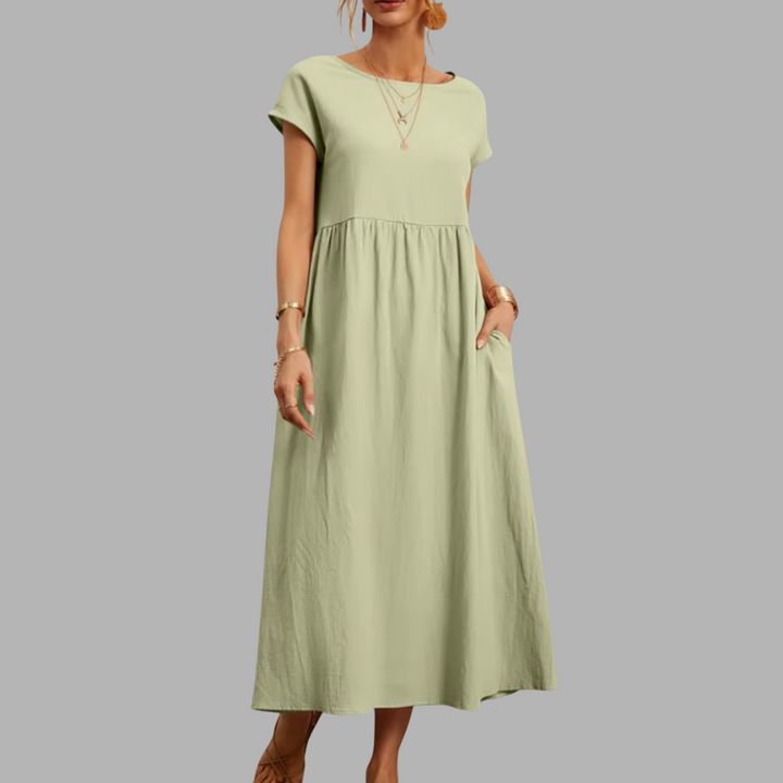 Lieselotte | Elegantes Maxikleid mit Sommerkomfort