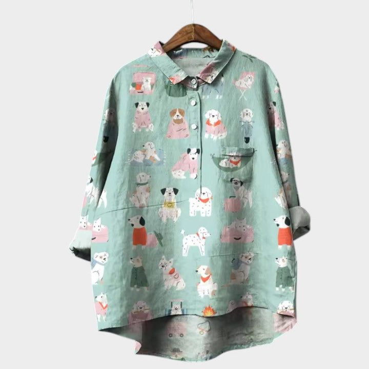Hannelore | Oversize-Bluse mit fröhlichem Komfort