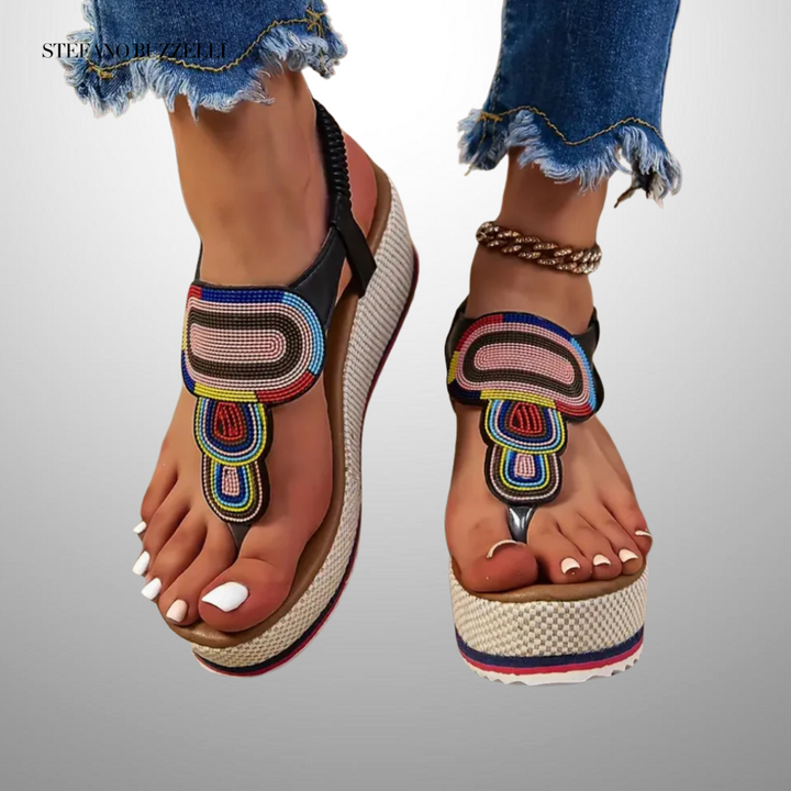 Jemina | Orthopädische elastische Sandalen für täglichen Komfort