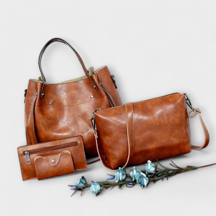 Léora. - 4-teiliges Vintage-Taschen-Set