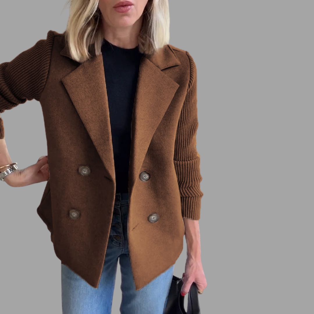 Pernilla | Eleganter Casual-Blazer mit Knopfakzent