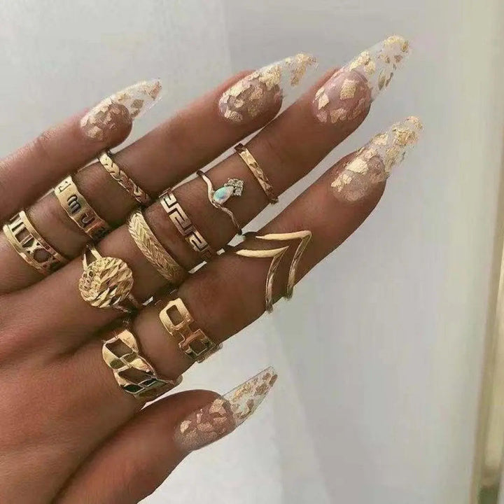 Tabea | Einzigartiges 8- bis 12-Ring Set