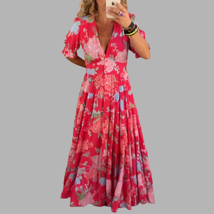 Wendula | Premium Boho-Kleid mit Taschen