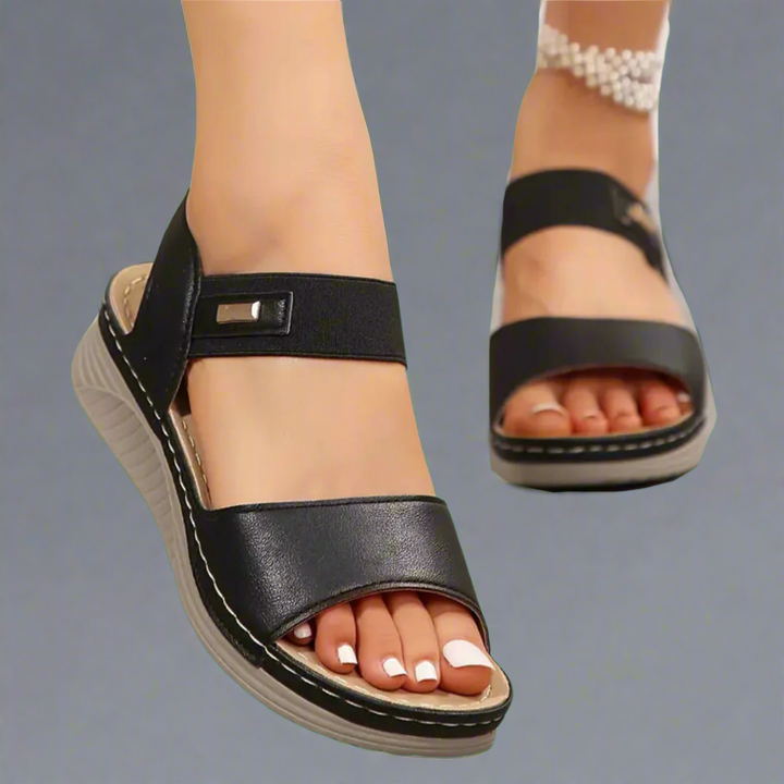 Johanna | Bequeme Keilsandalen für den Alltag