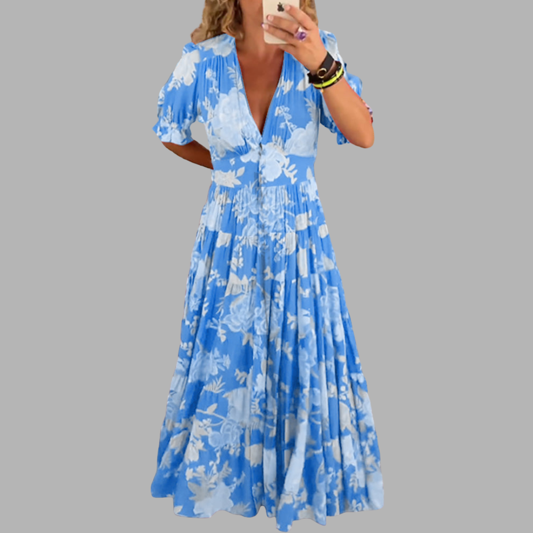 Wendula | Premium Boho-Kleid mit Taschen