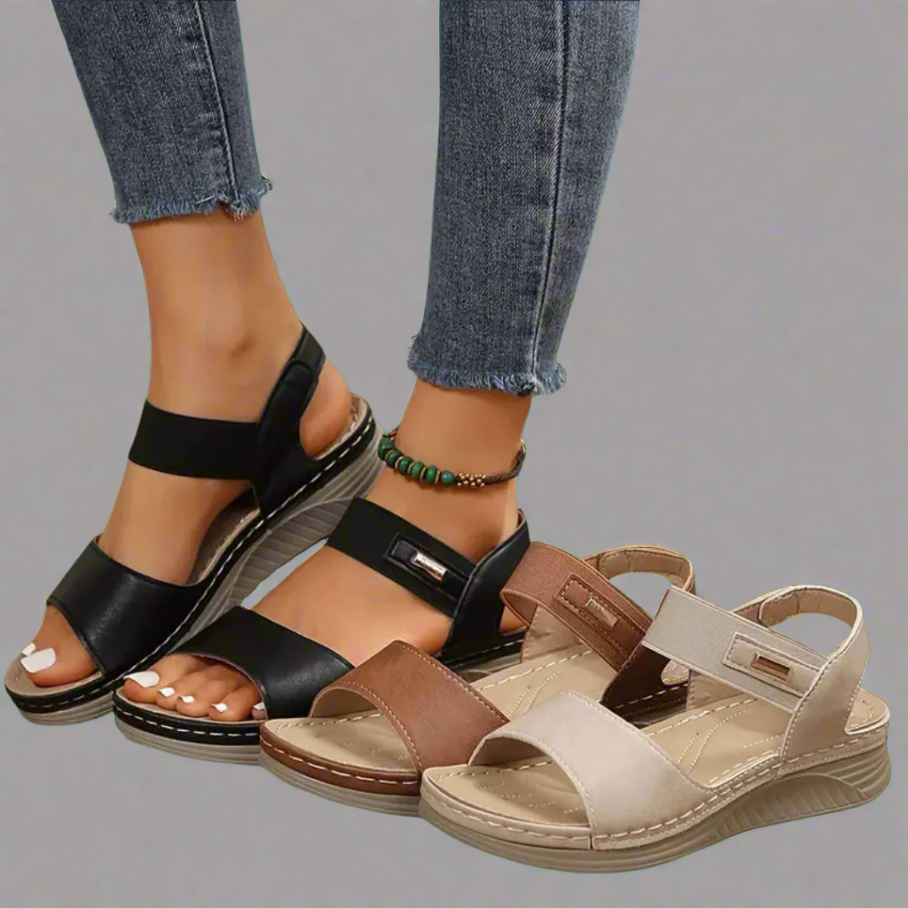 Johanna | Bequeme Keilsandalen für den Alltag