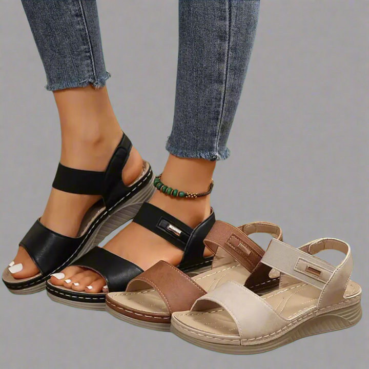 Johanna | Bequeme Keilsandalen für den Alltag