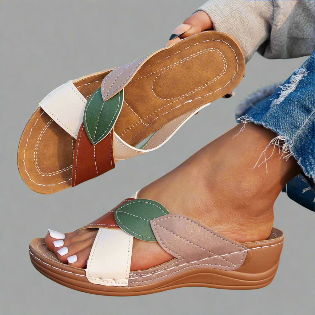 Drelinda | Leichte Keil-Sandalen für Komfort