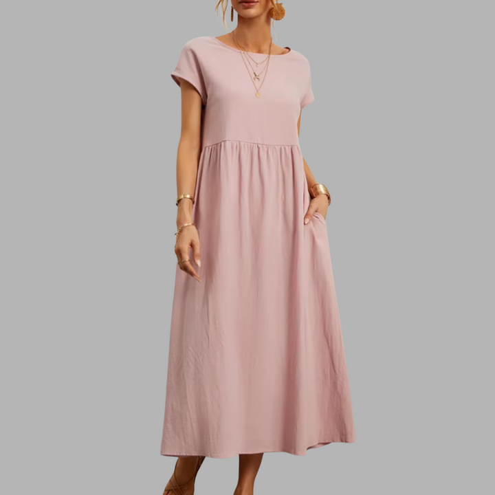 Lieselotte | Elegantes Maxikleid mit Sommerkomfort