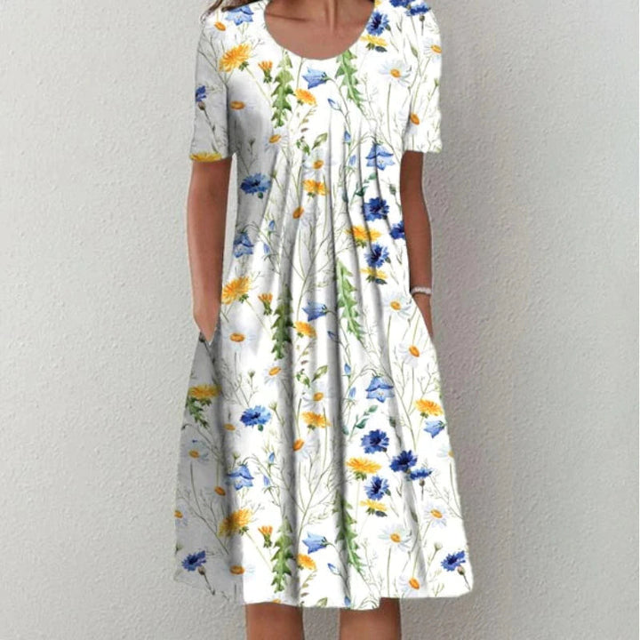 Fredegunde | Handgefertigtes Sommerkleid aus Baumwolle
