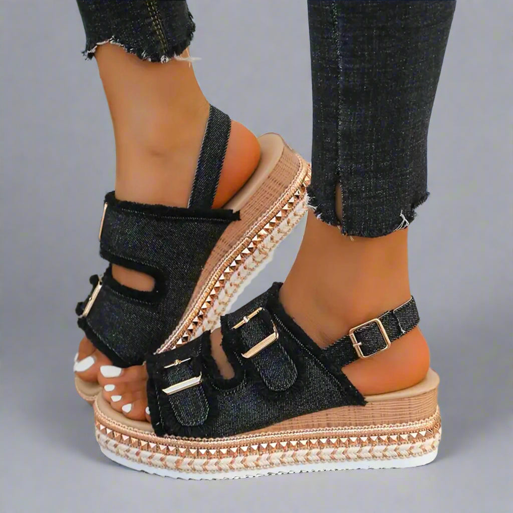 Aranka | Komfortable Keil-Sandalen für jeden Tag