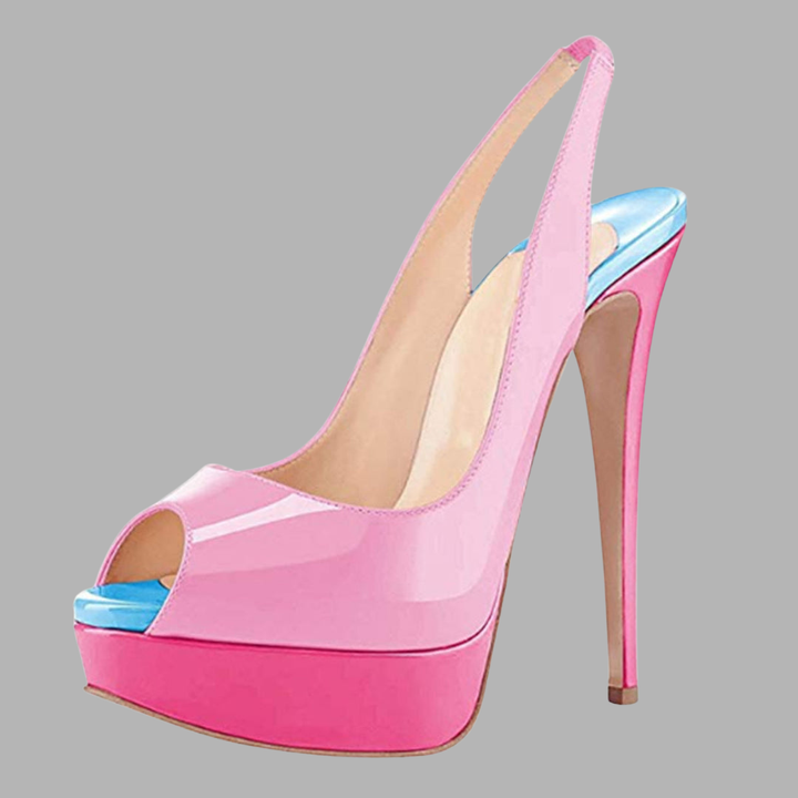 Ulenka | Luxus Peeptoe-Sandalen