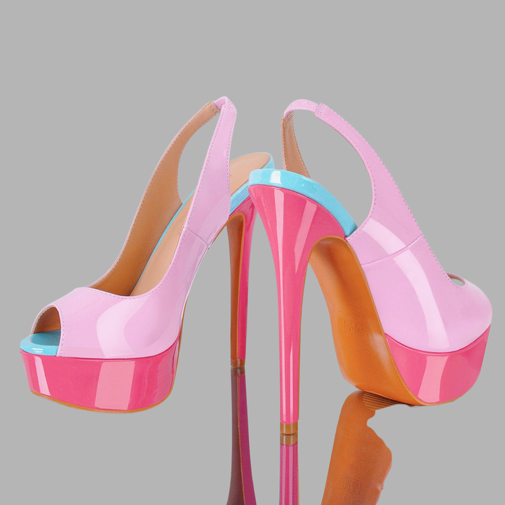 Ulenka | Luxus Peeptoe-Sandalen