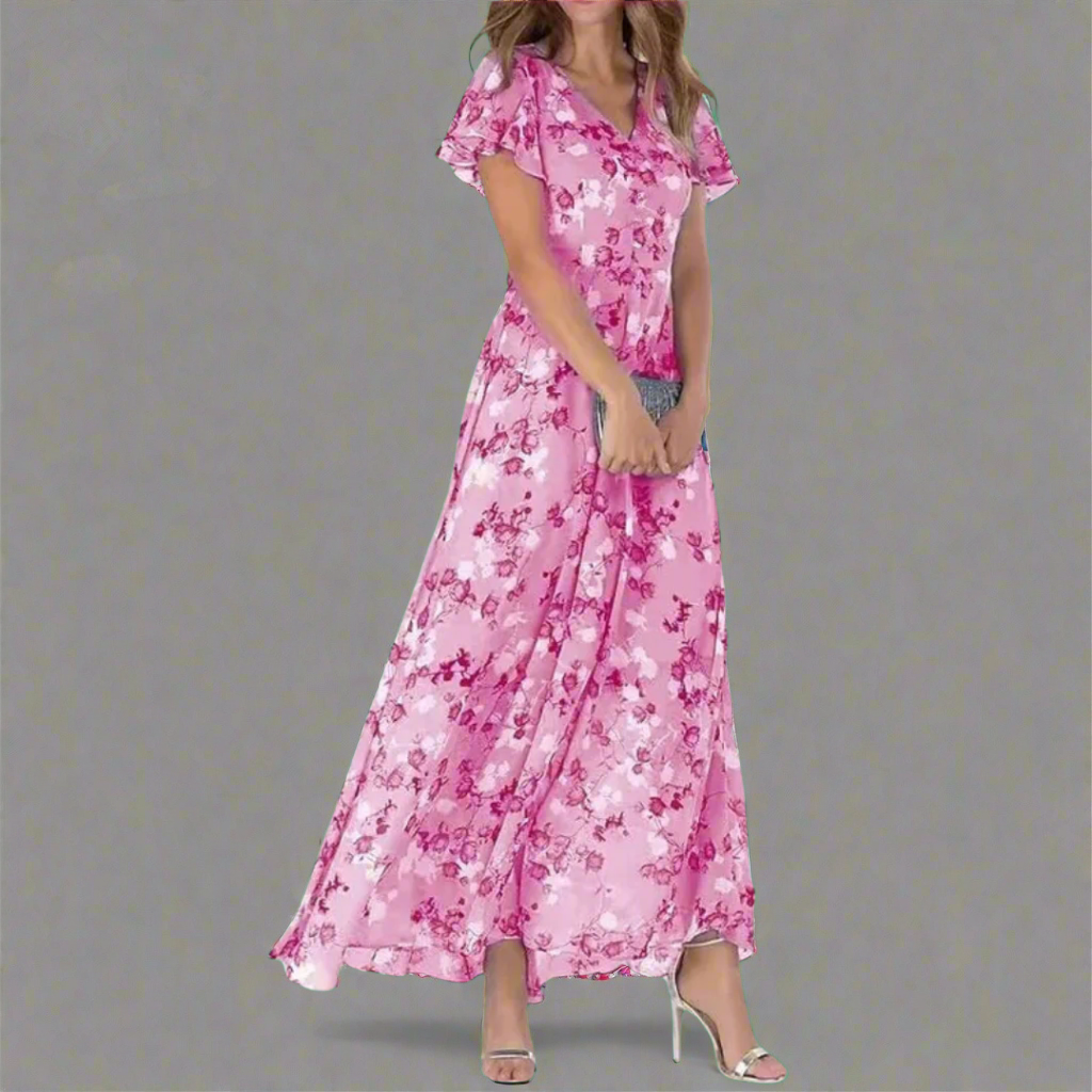 Doralise | Glamouröses Kleid mit Bauchbedeckung